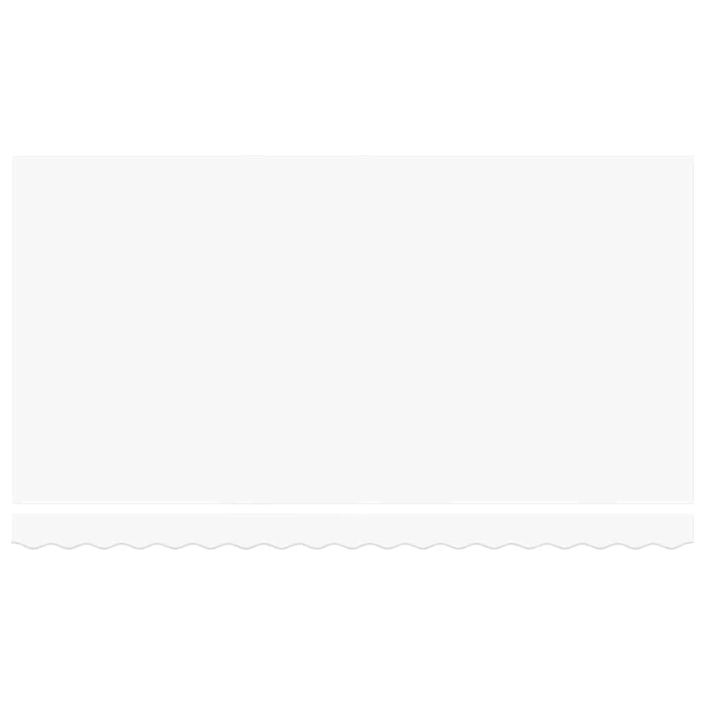 Reserveduk til markise Hvit 400 x 200 cm Lerret