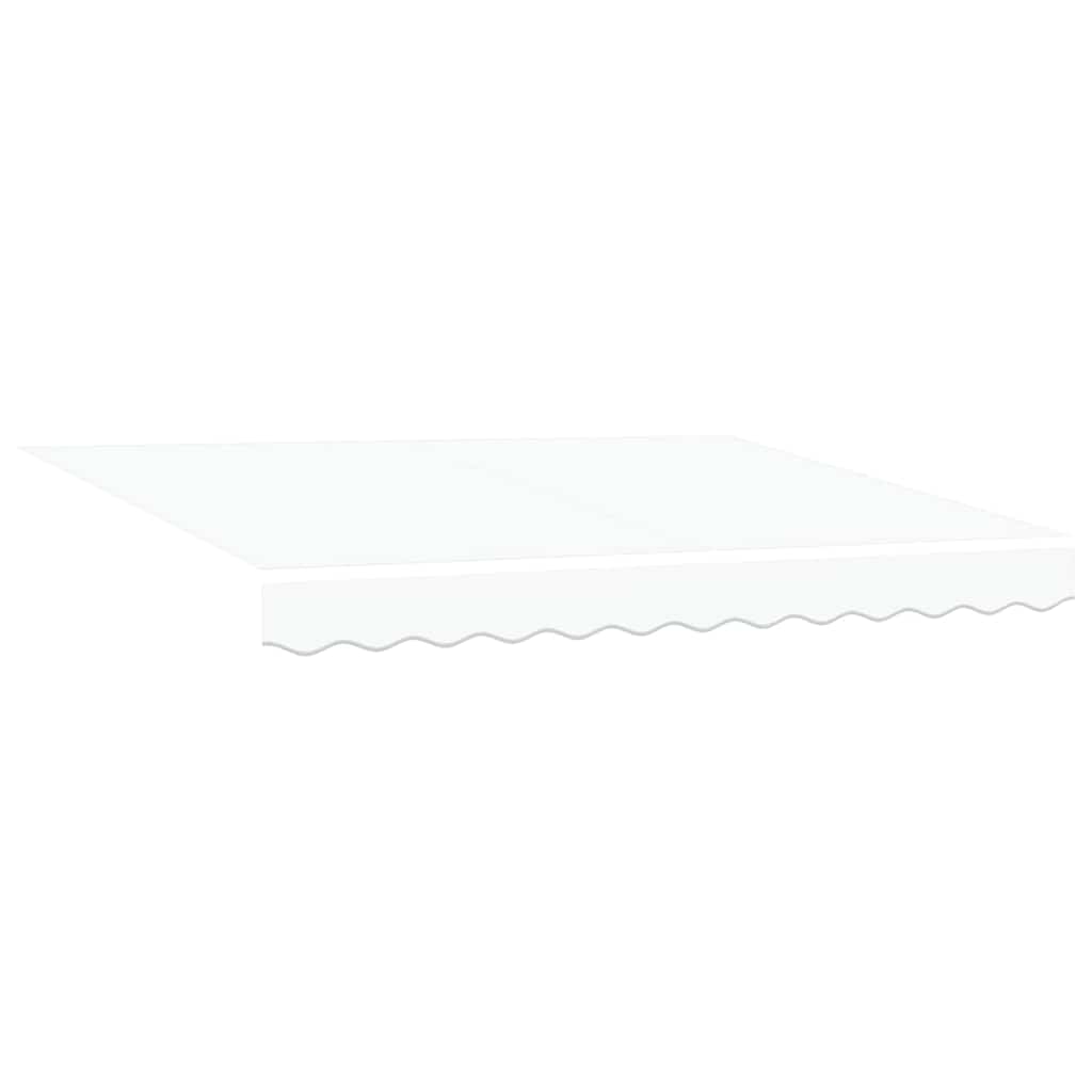 Reserveduk til markise Hvit 300 x 250 cm Lerret