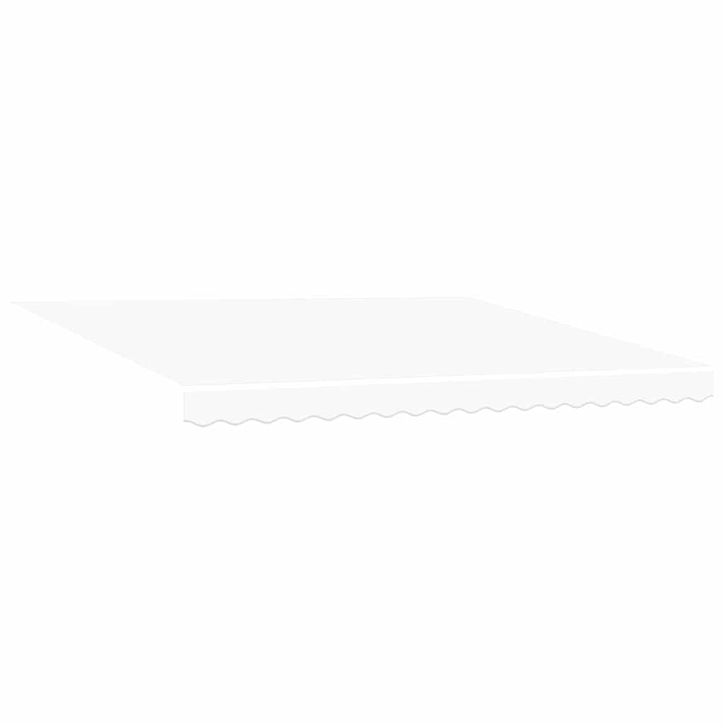 Reserveduk til markise Hvit 400 × 350 cm Lerret