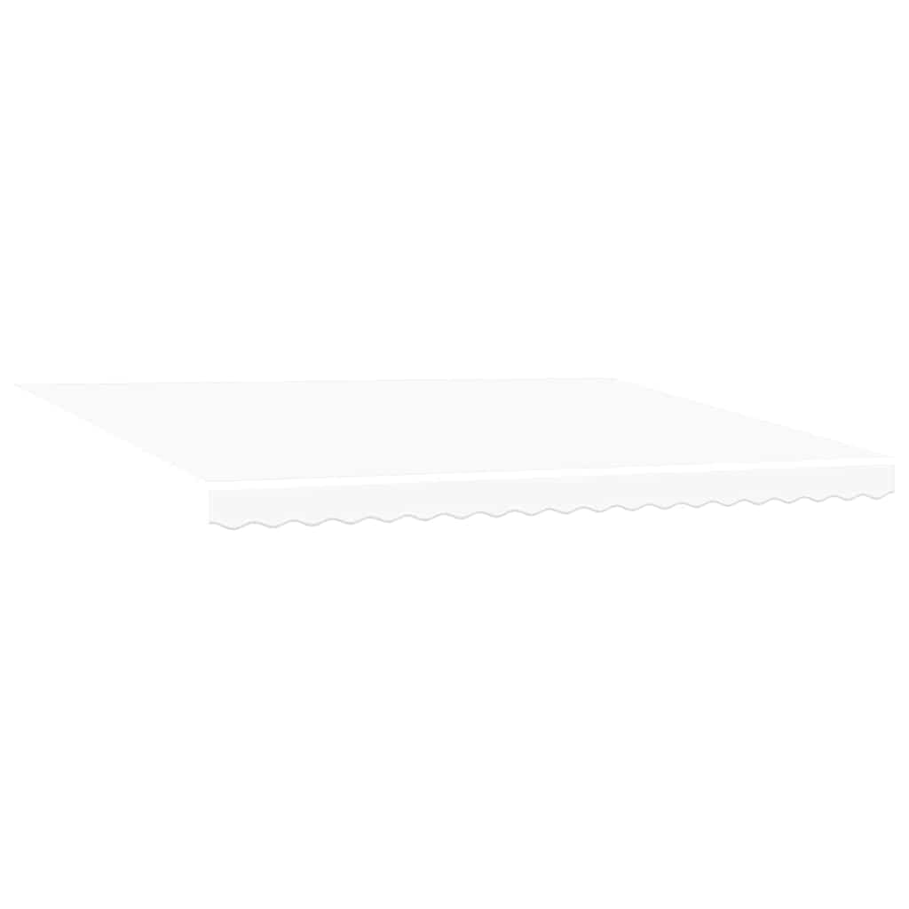 Reserveduk til markise Hvit 450 × 300 cm Lerret