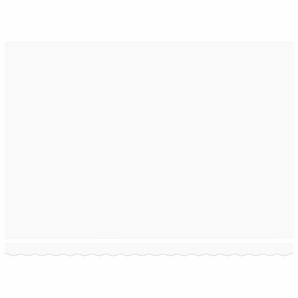 Reserveduk til markise Hvit 450 × 300 cm Lerret