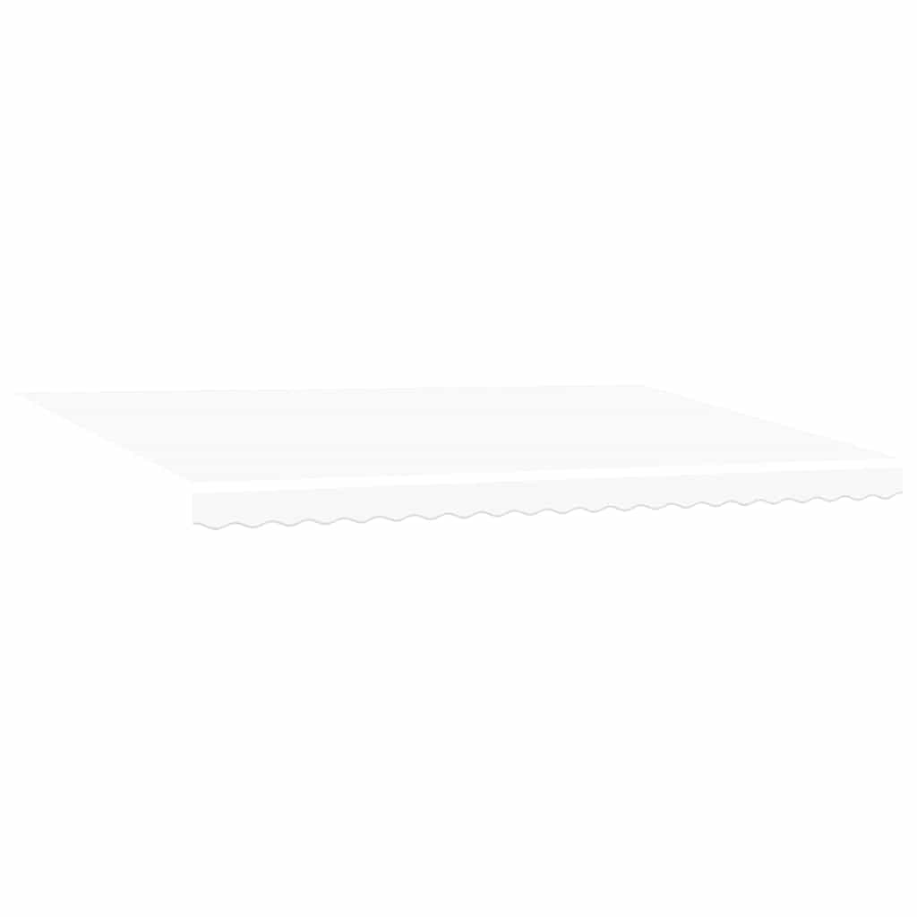Reserveduk til markise Hvit 500 × 300 cm Lerret