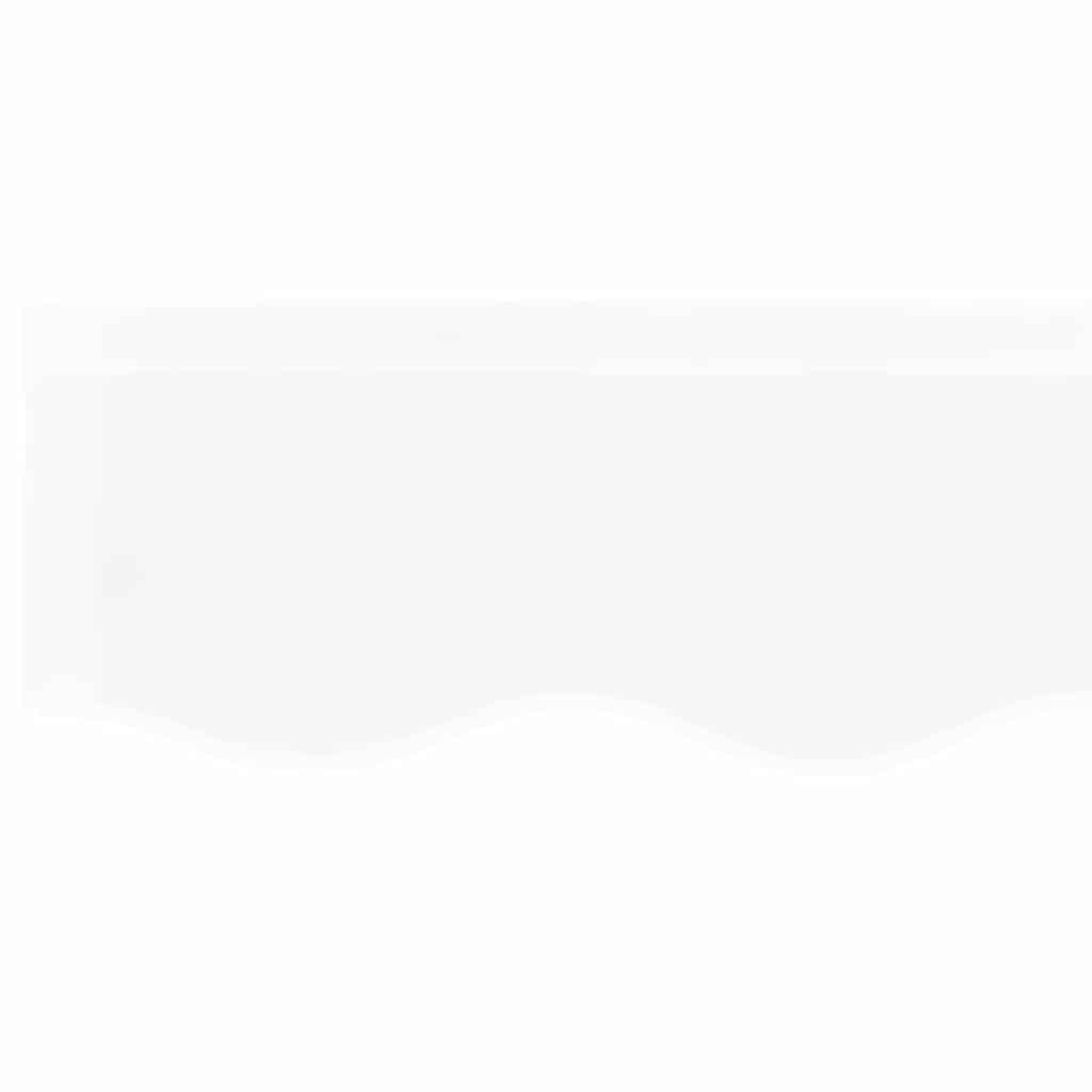 Reserveduk til markise Hvit 600 × 300 cm Lerret