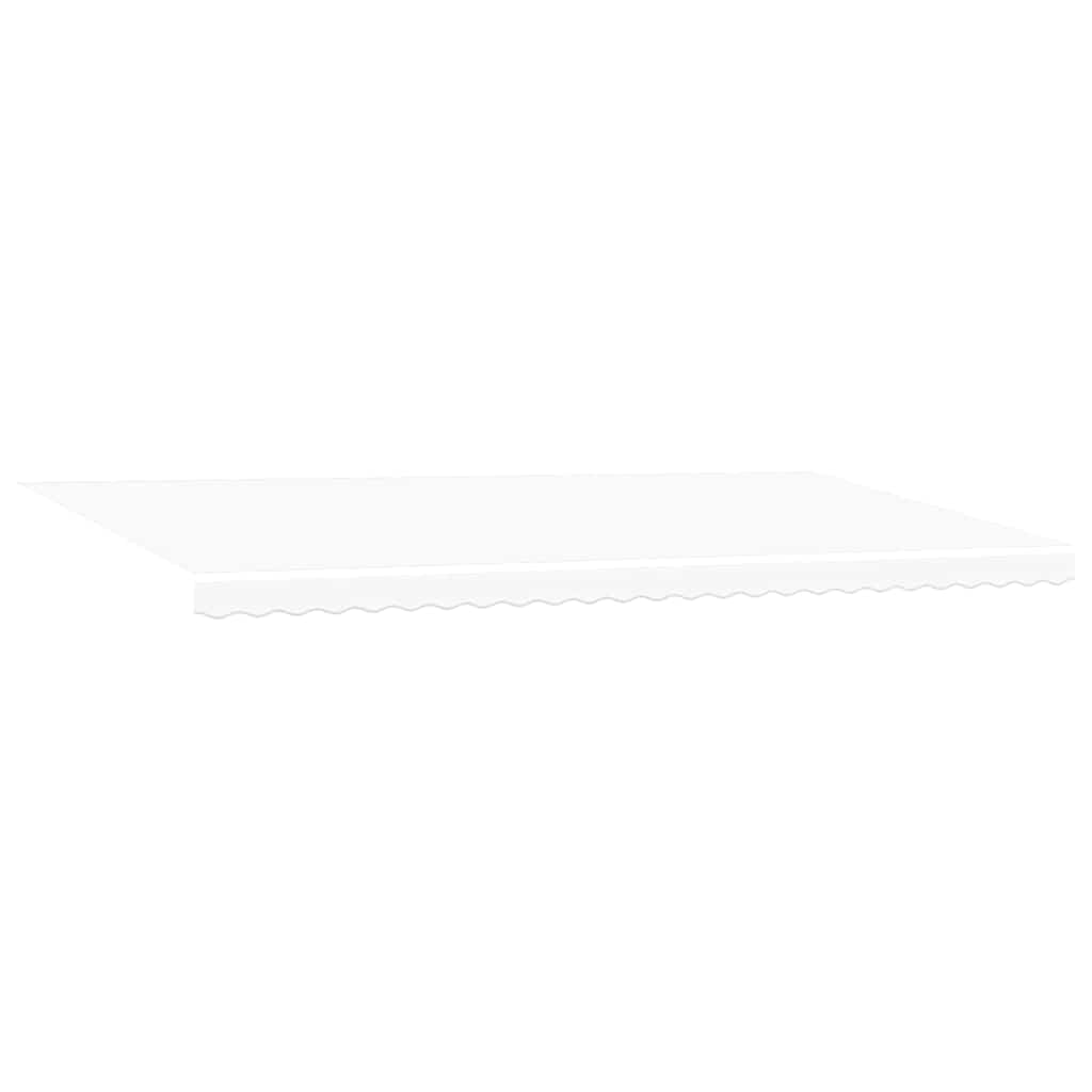 Reserveduk til markise Hvit 600 × 300 cm Lerret
