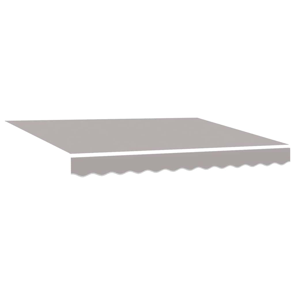 Reserveduk til markise Lysegrå 350 x 250 cm Lerret