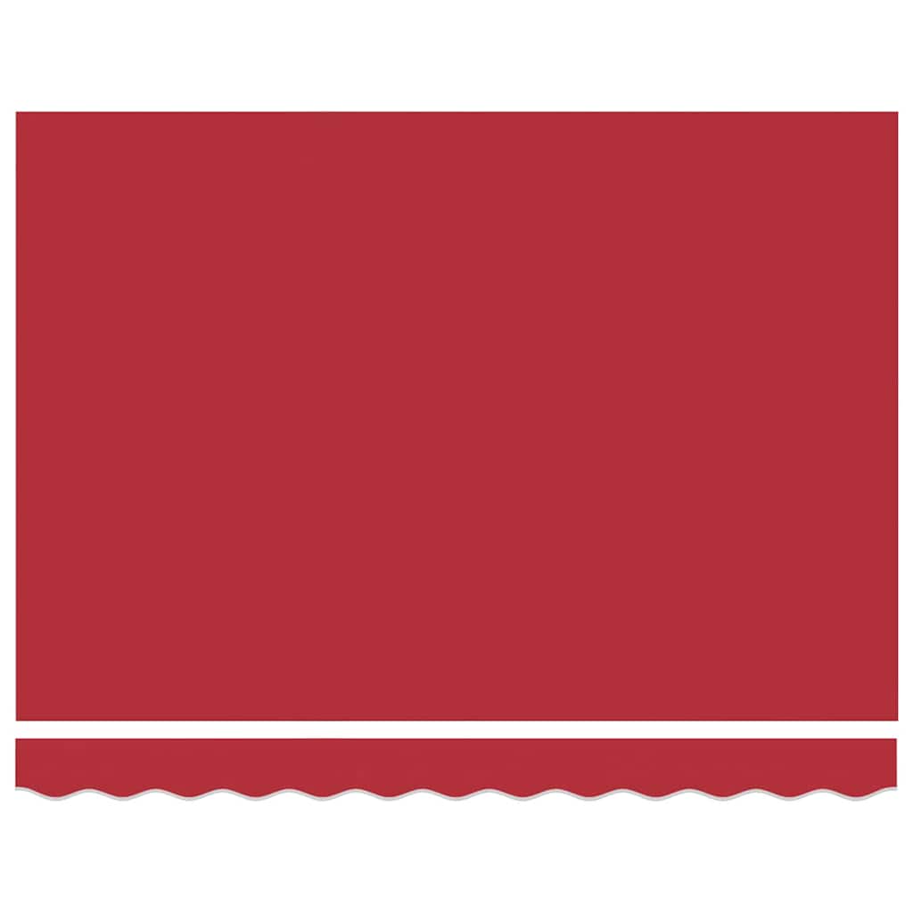 Reserveduk til markise Rød 350 x 200 cm Lerret