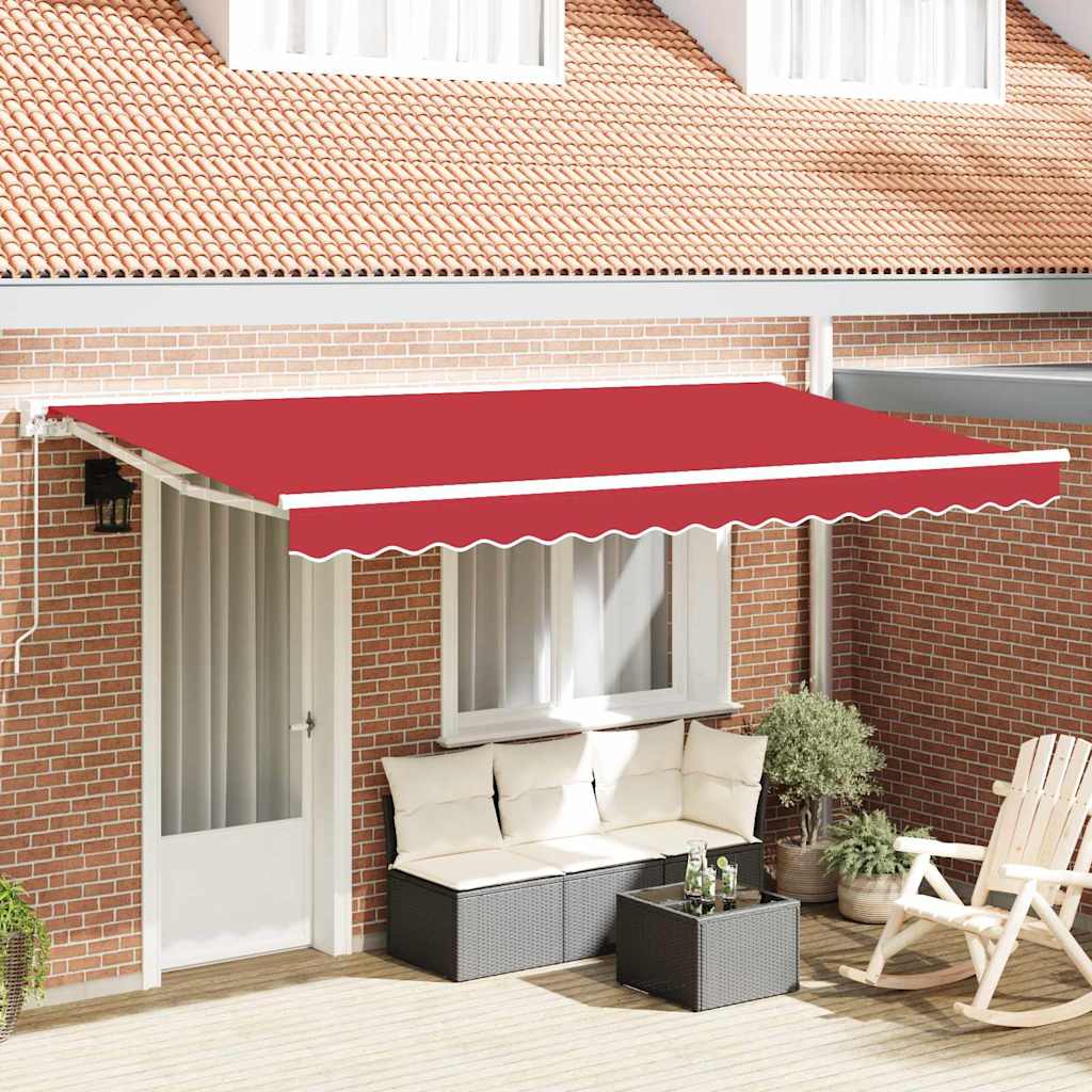 Reserveduk til markise Rød 400 x 200 cm Lerret