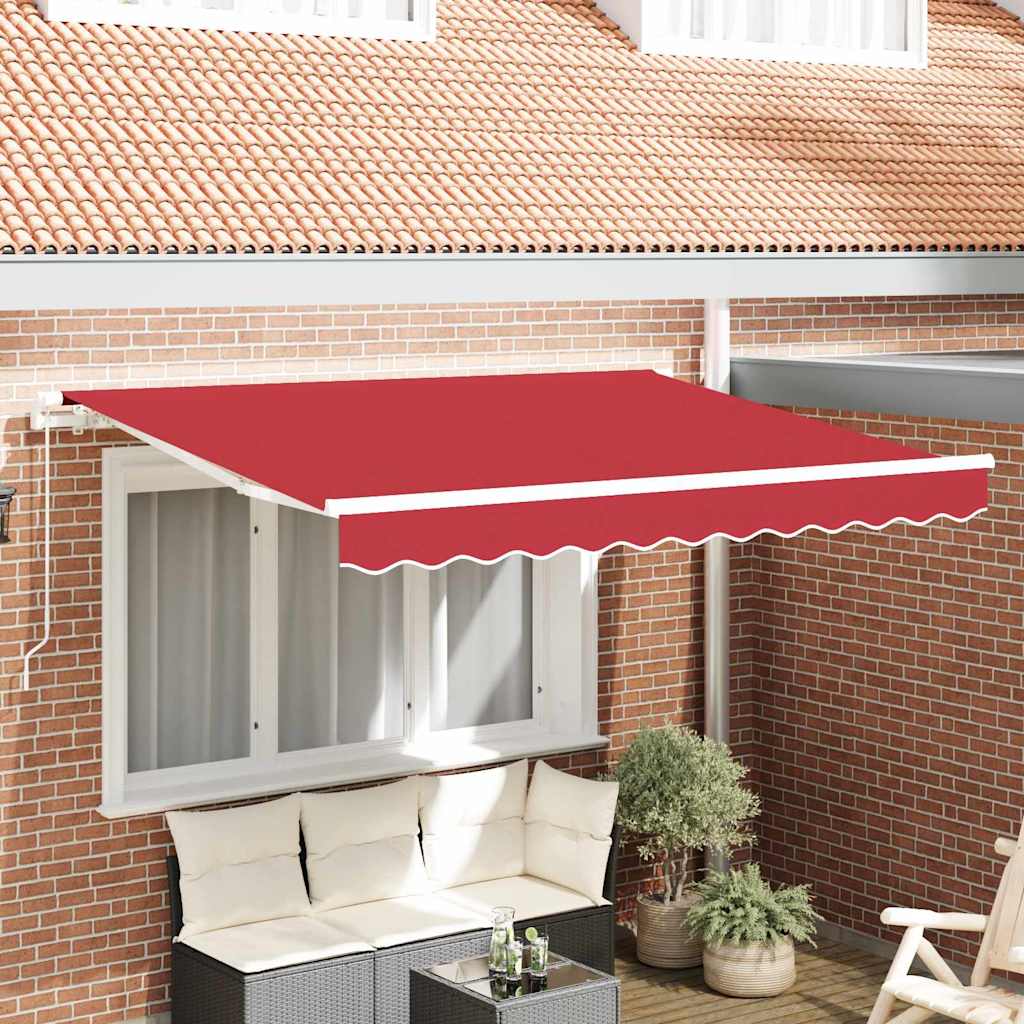 Reserveduk til markise Rød 350 x 250 cm Lerret