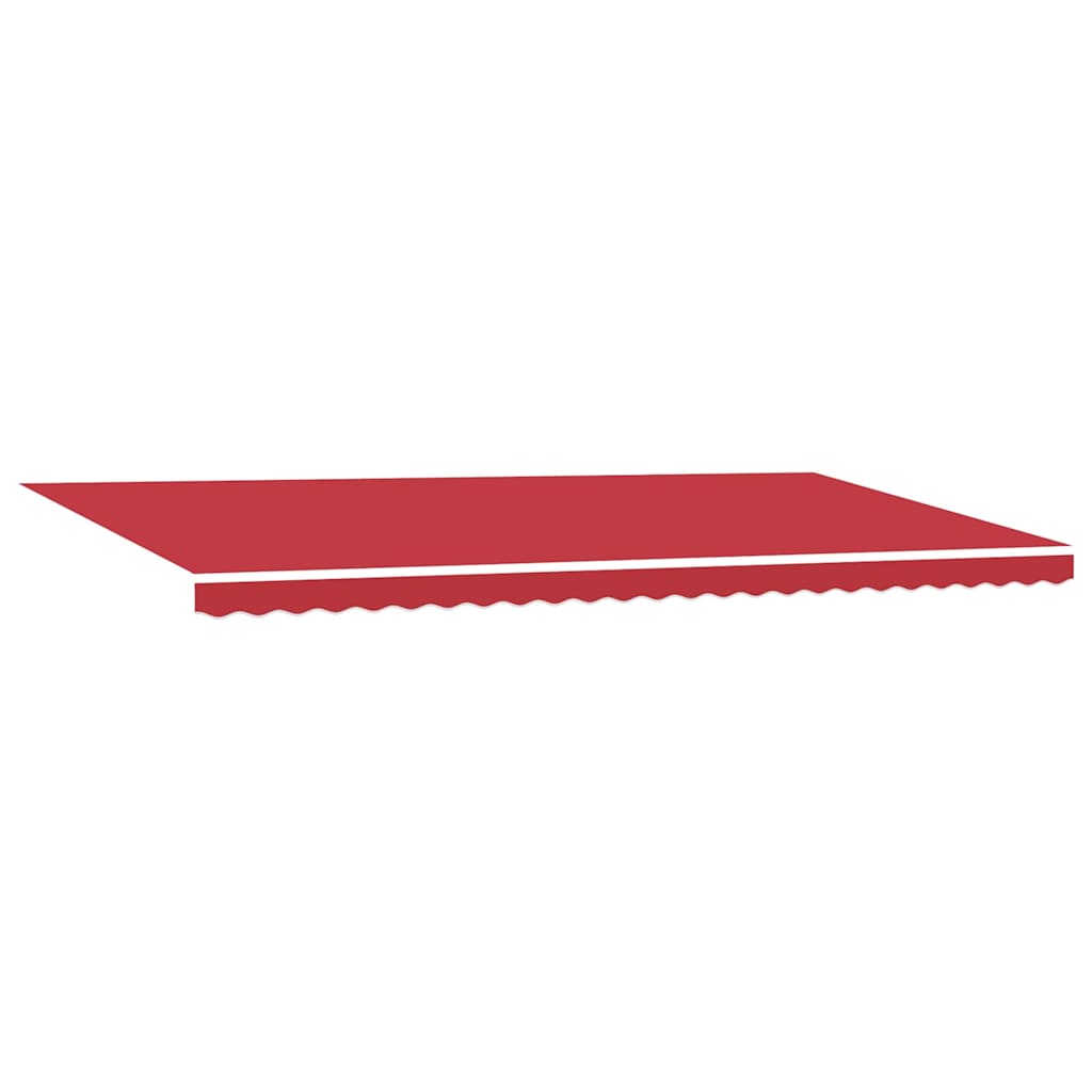 Reserveduk til markise Rød 600 × 300 cm Lerret