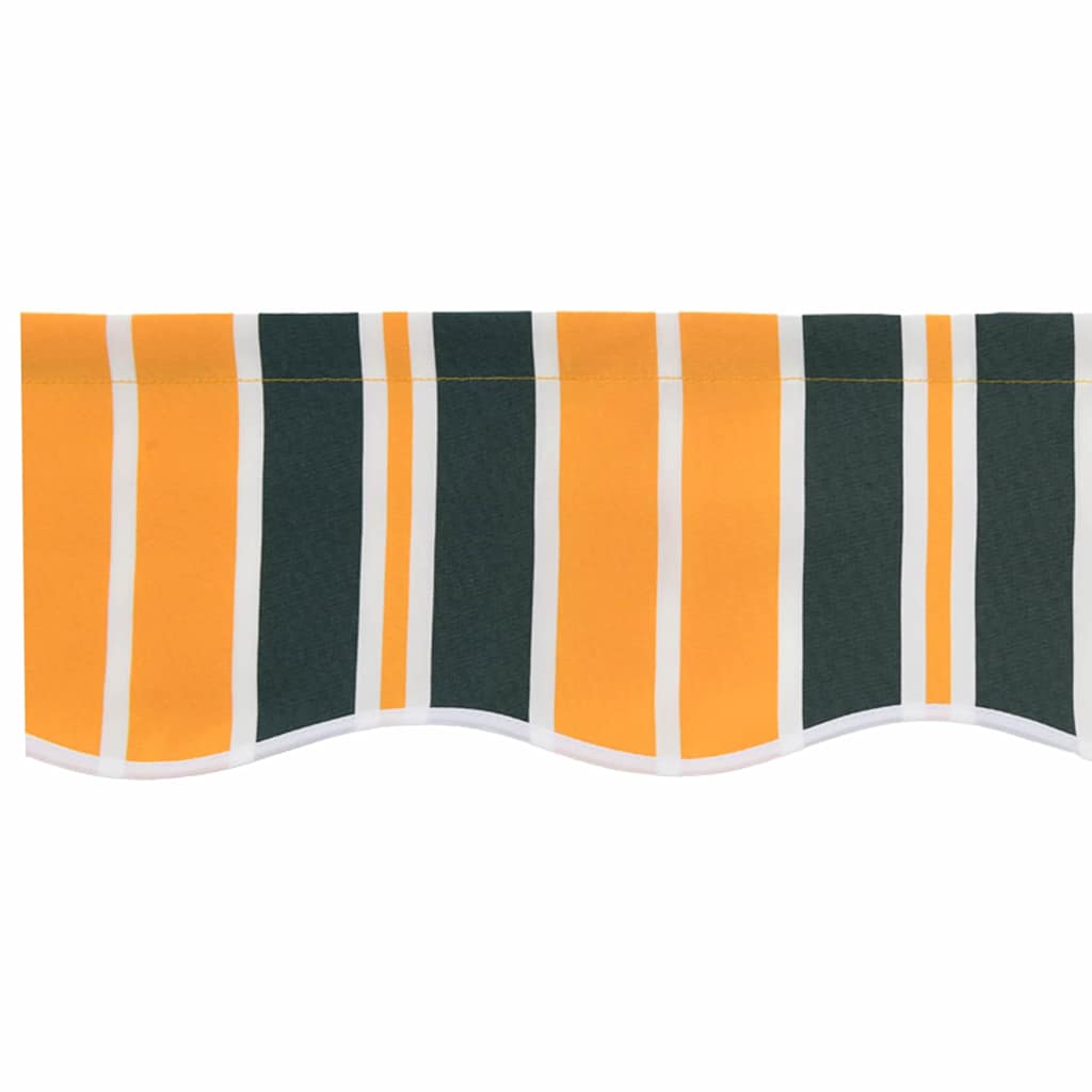 Reserveduk til markise Grønn og gul 300 x 250 cm Lerret