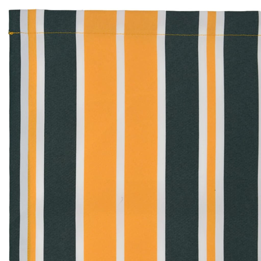 Reserveduk til markise Grønn og gul 300 x 250 cm Lerret