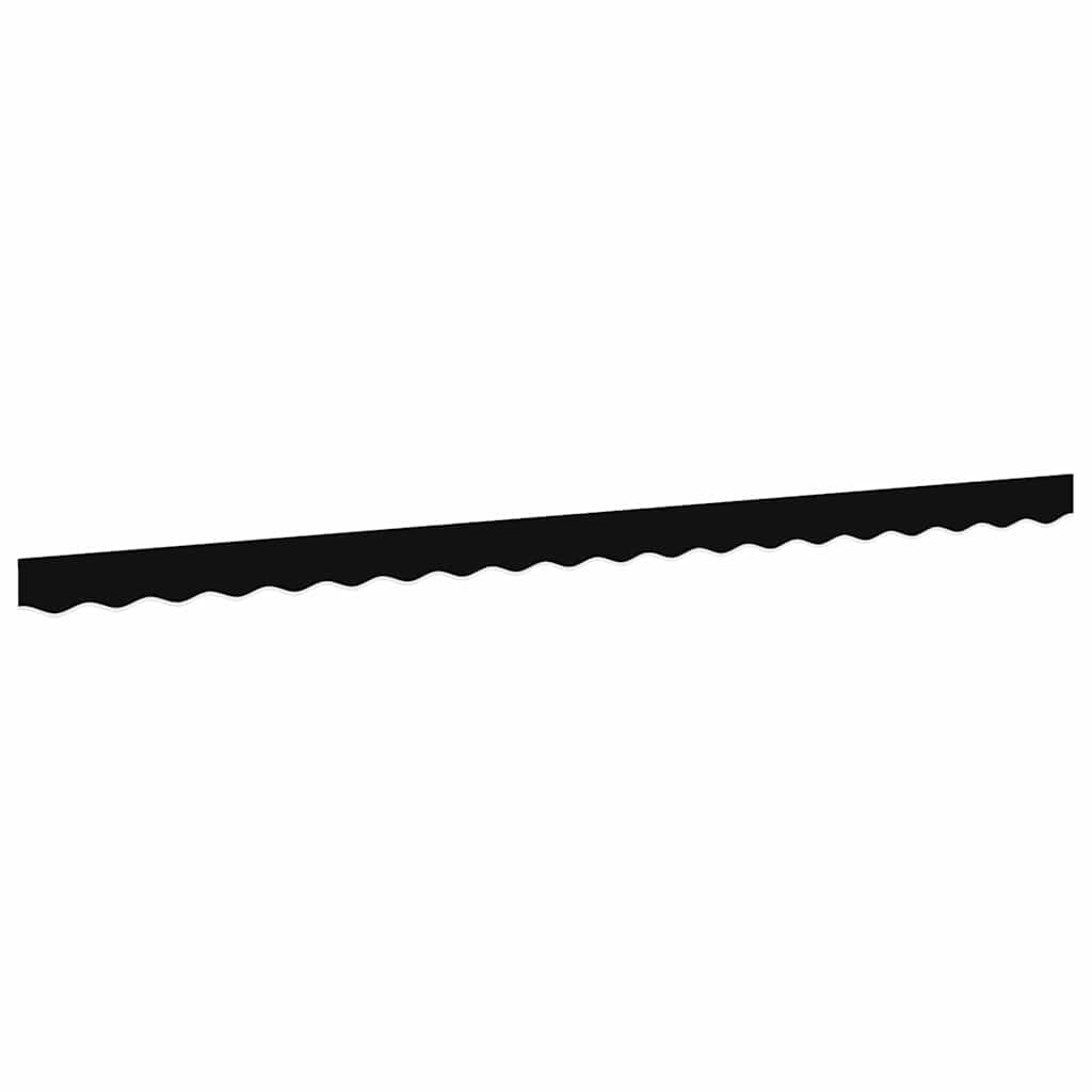 Markiseduk Svart 4.3 x 0.2 m Lerret