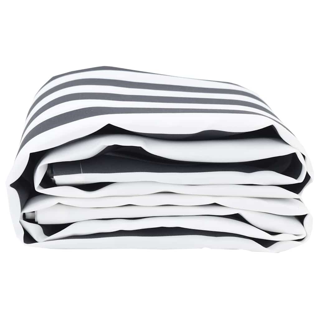 Reserveduk til markise Antrasitt og hvit 3 x 2 m stoff