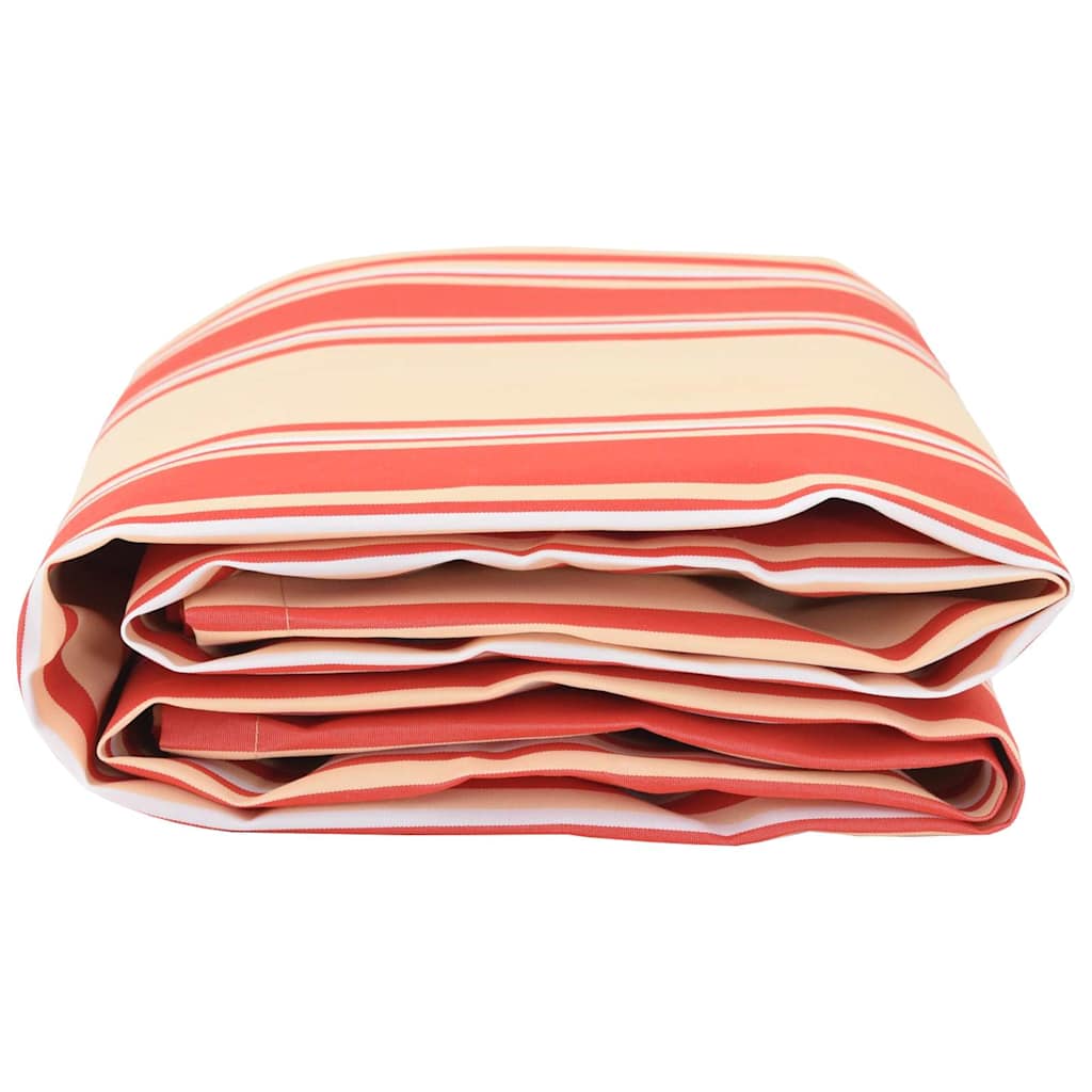 Reserveduk til markise gul og oransje 10 x 1.6 m stoff