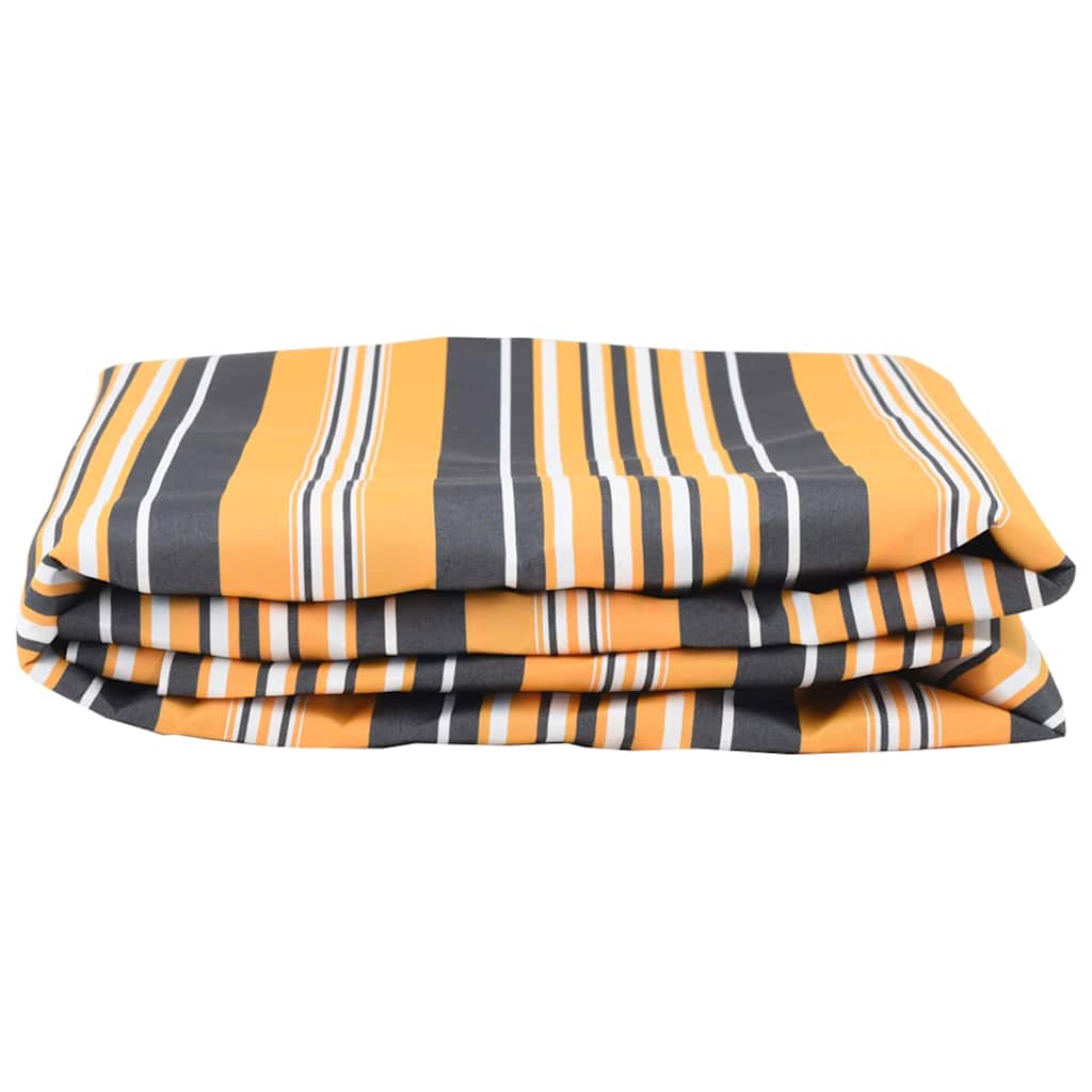 Reserveduk til markise gul og grå 10 x 1.6 m stoff