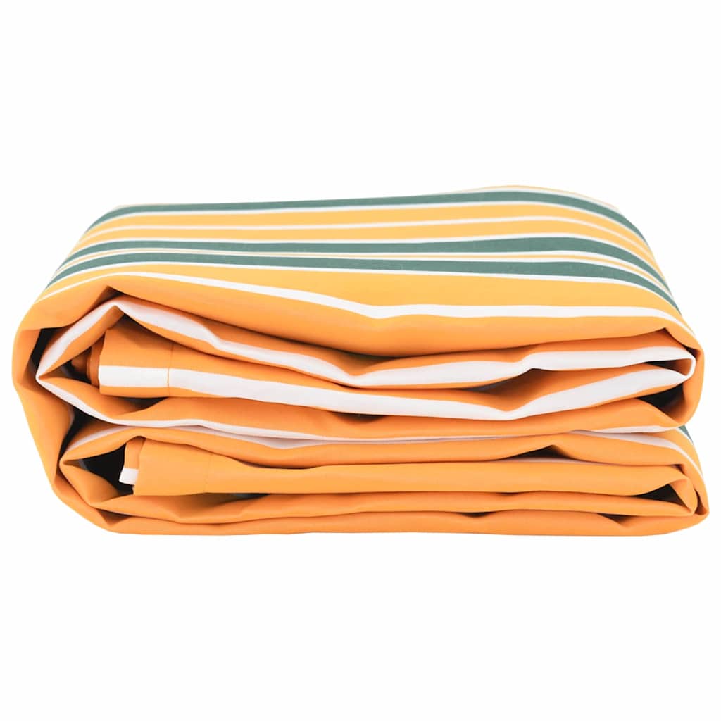 Reserveduk til markise Grønn og gul 10 x 1.6 m stoff