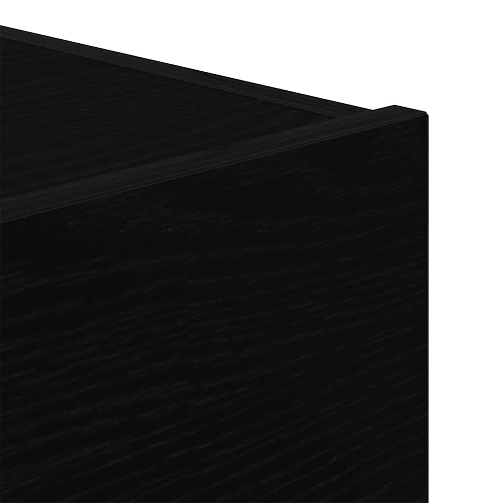 Nattbordskap med skuff med Svart Eik 45 x 40 x 55 cm