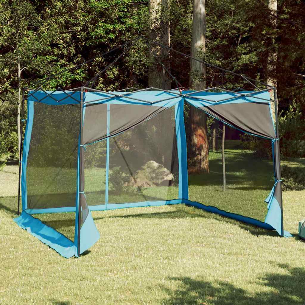 Telt med tak Annet med luftventil Justerbar Blå og svart 303 x 303 cm