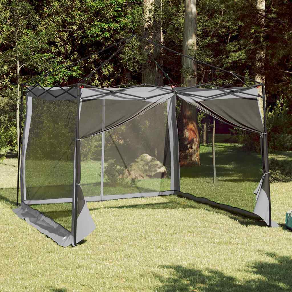 Mesh innertelt Grå 303 x 303 cm 185T Polyester med PU belegg
