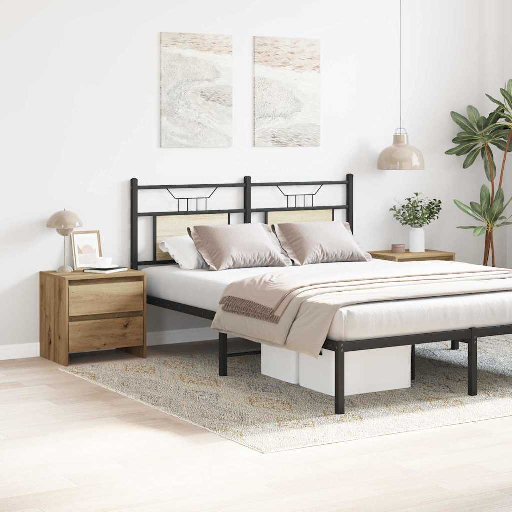 Nattbordskap 2 pcs artisan eik 45 x 34 x 44.5 cm Konstruert tre