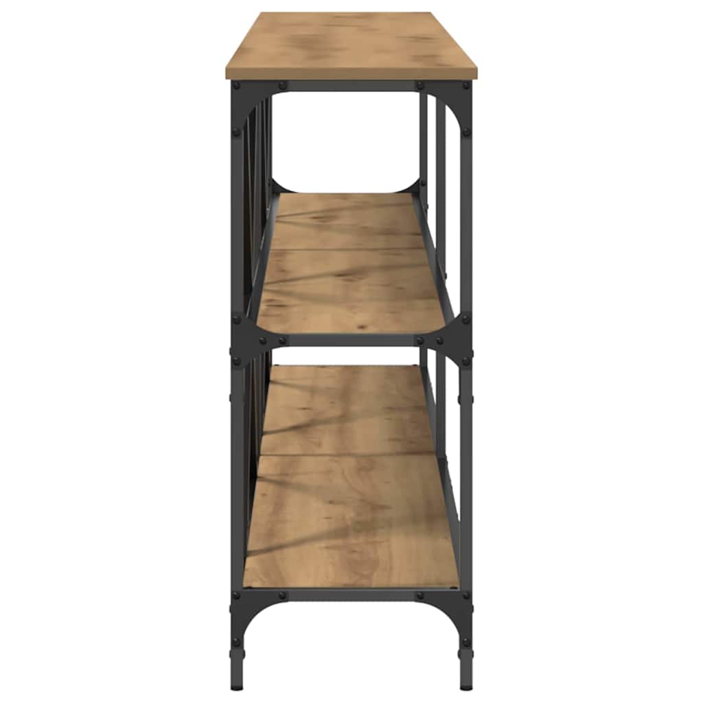 Konsollbord med hylle Annet artisan eik 200 x 30 x 75 cm