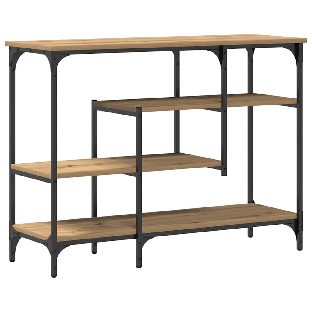 Konsollbord artisan eik 100 x 35 x 75 cm Ingeniørtre og metall