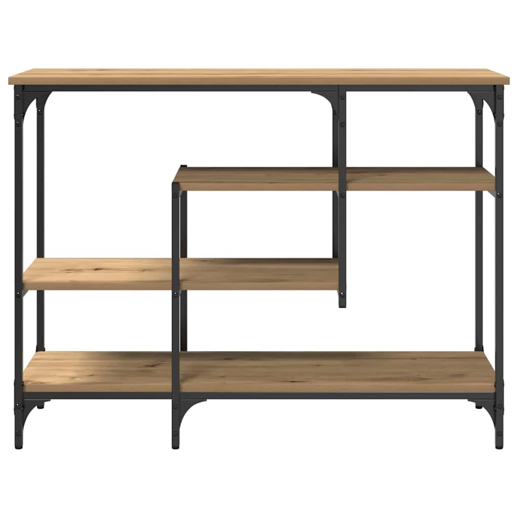Konsollbord artisan eik 100 x 35 x 75 cm Ingeniørtre og metall