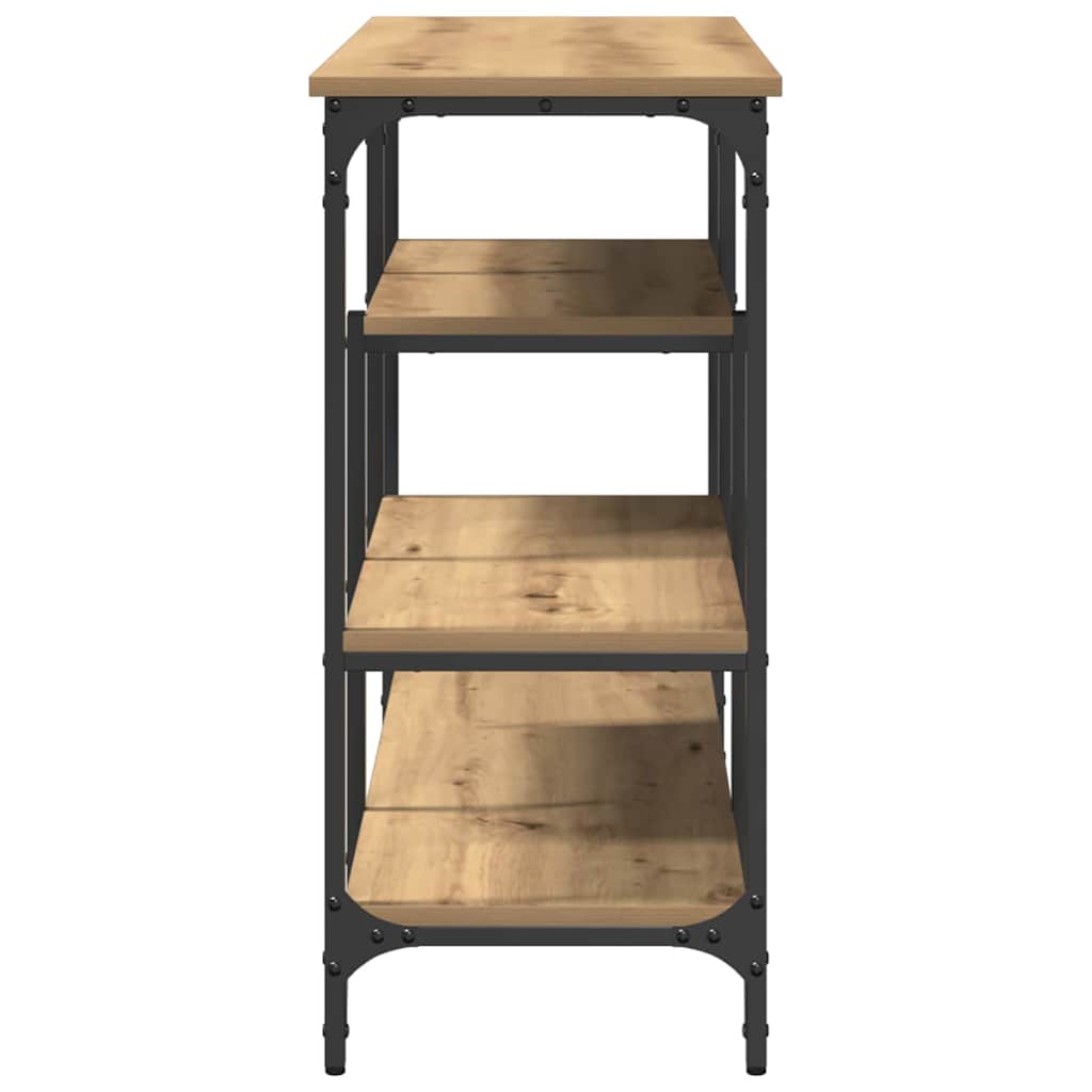 Konsollbord artisan eik 100 x 35 x 75 cm Ingeniørtre og metall