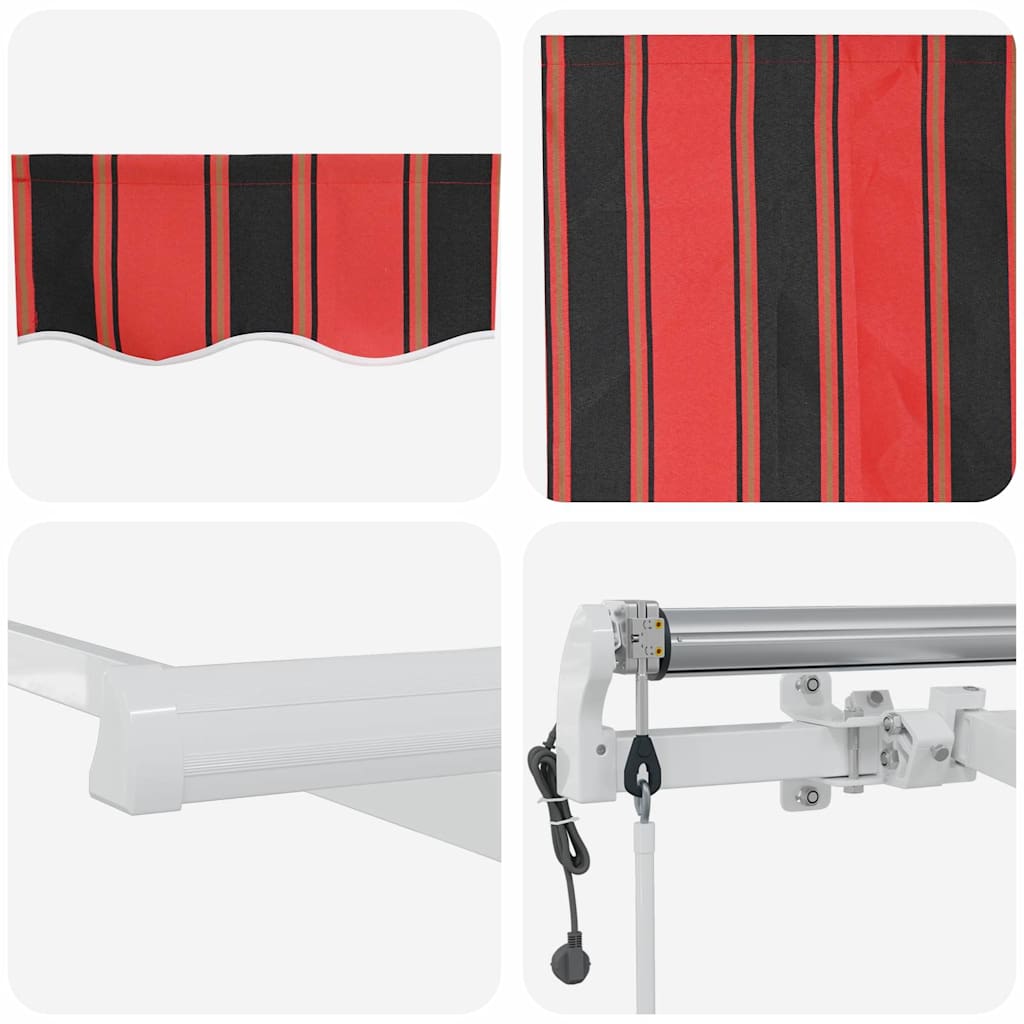 Innvendbar Markise Flerfarget 400 x 200 cm