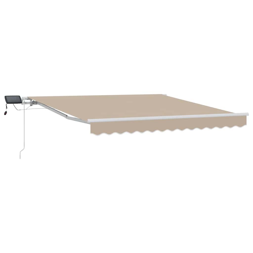 Innvendbar Markise med Beige 300 x 250 cm stoff