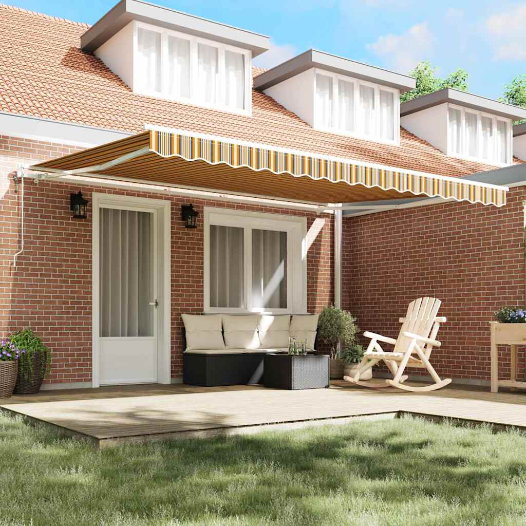 Innvendbar Markise 450 × 300 cm Flerfarget