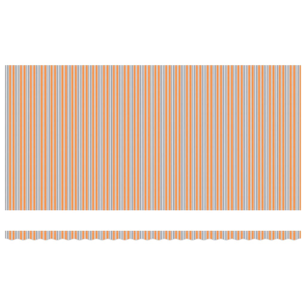 Automatisk Utrekksmarkise med LED, Flerfarget, Stripete, 600 x 300 cm