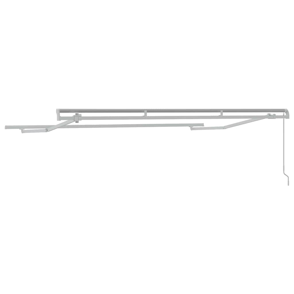 Markiseramme Hvit 3.5 x 2 m Metall