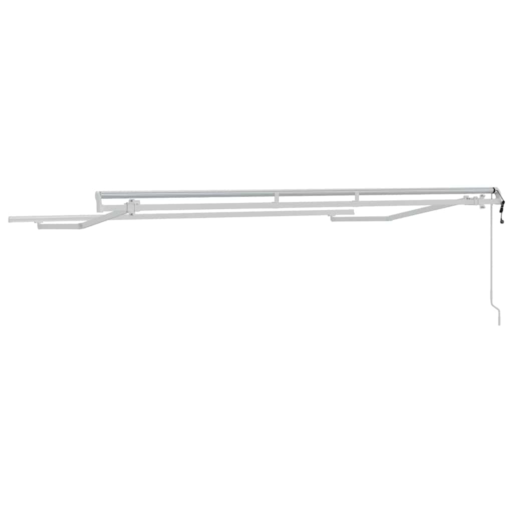 Markiseramme Hvit 3.5 x 2 m Metall