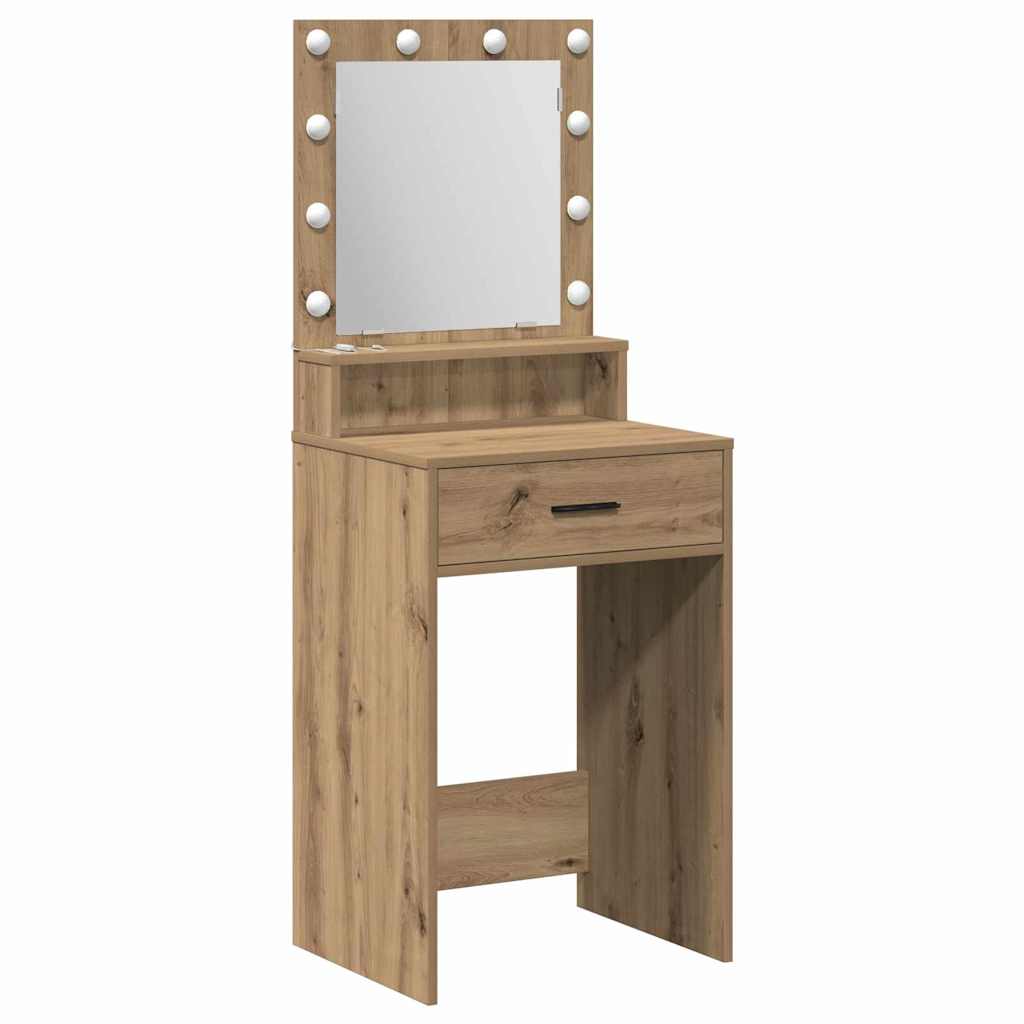 Sminkebord artisan eik 50 x 41 x 135 cm Konstruert tre