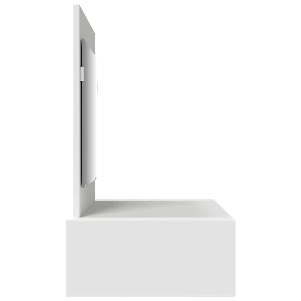 Sminkebord med skuff Hvit 100 x 40 x 70 cm Konstruert tre