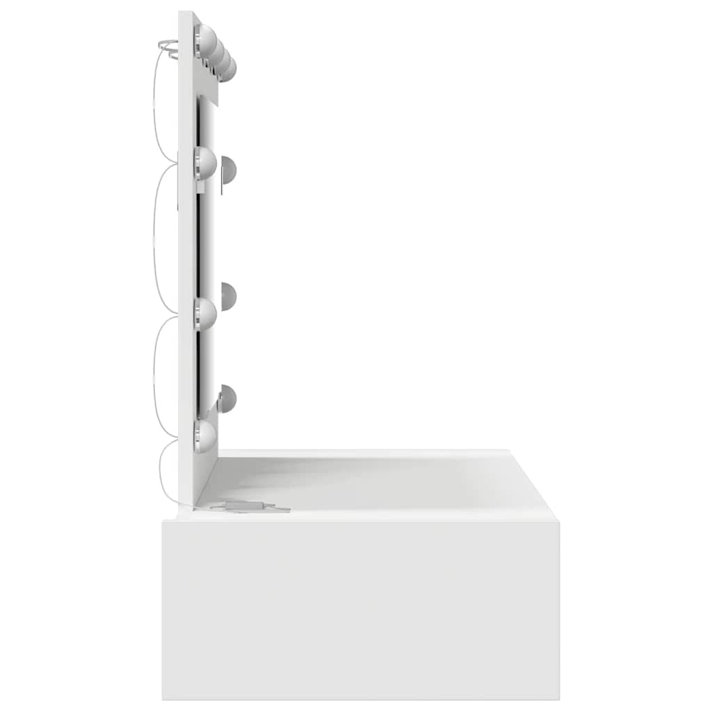 Sminkebord med skuff Hvit 83 x 40 x 70 cm Konstruert tre