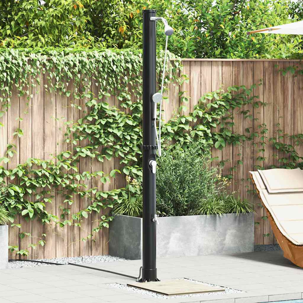 Utendørs soldusj med håndholdt dusjhode, 217 cm, 20 L