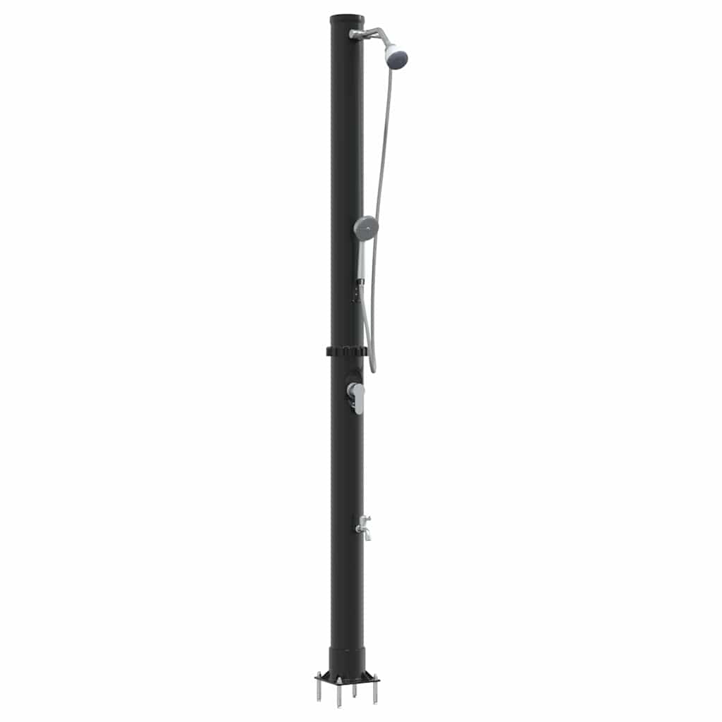 Utendørs soldusj med håndholdt dusjhode, 217 cm, 20 L