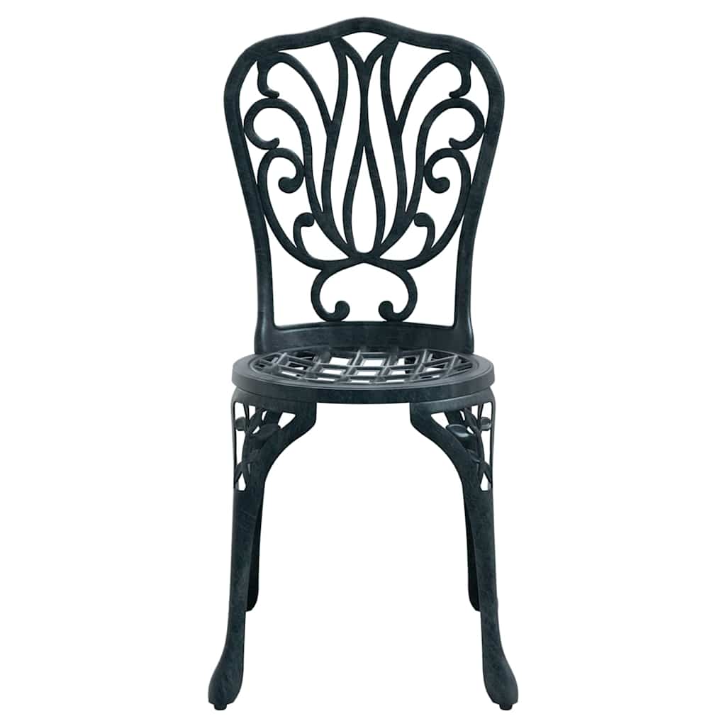 Hage Bistro Sett 3 pcs grønn Aluminium