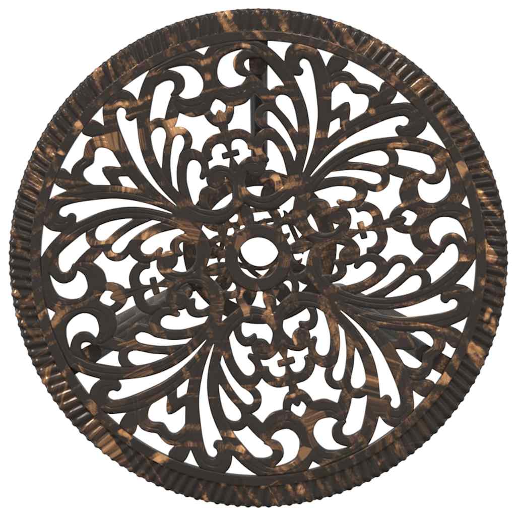 Hage Bistro Sett 3 pcs Bronse Aluminium