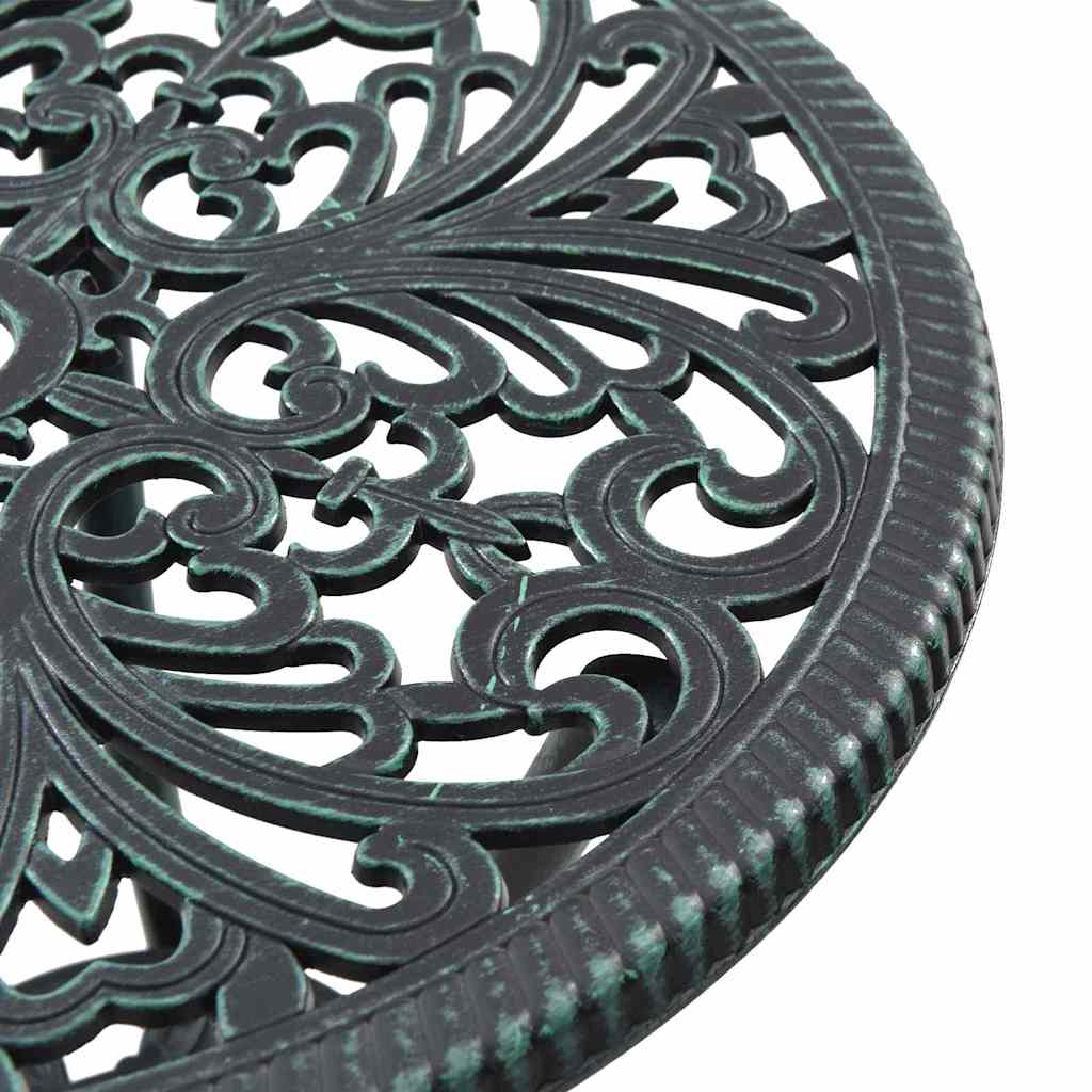 Hage Bistro Sett 3 pcs grønn Aluminium