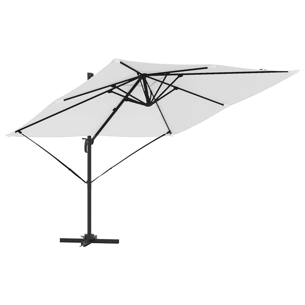 Cantilever Roma Parasoll Sand 286x285x265 cm i aluminium