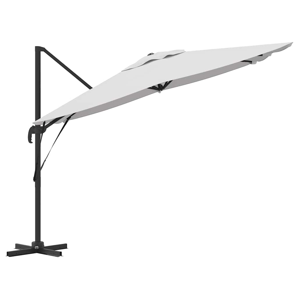 Cantilever Roma Parasoll Sand 286x285x265 cm i aluminium
