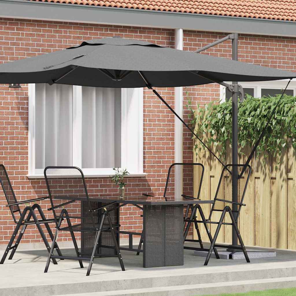 Cantilever Roma Parasol Antrasitt 286x285x265 cm i aluminium