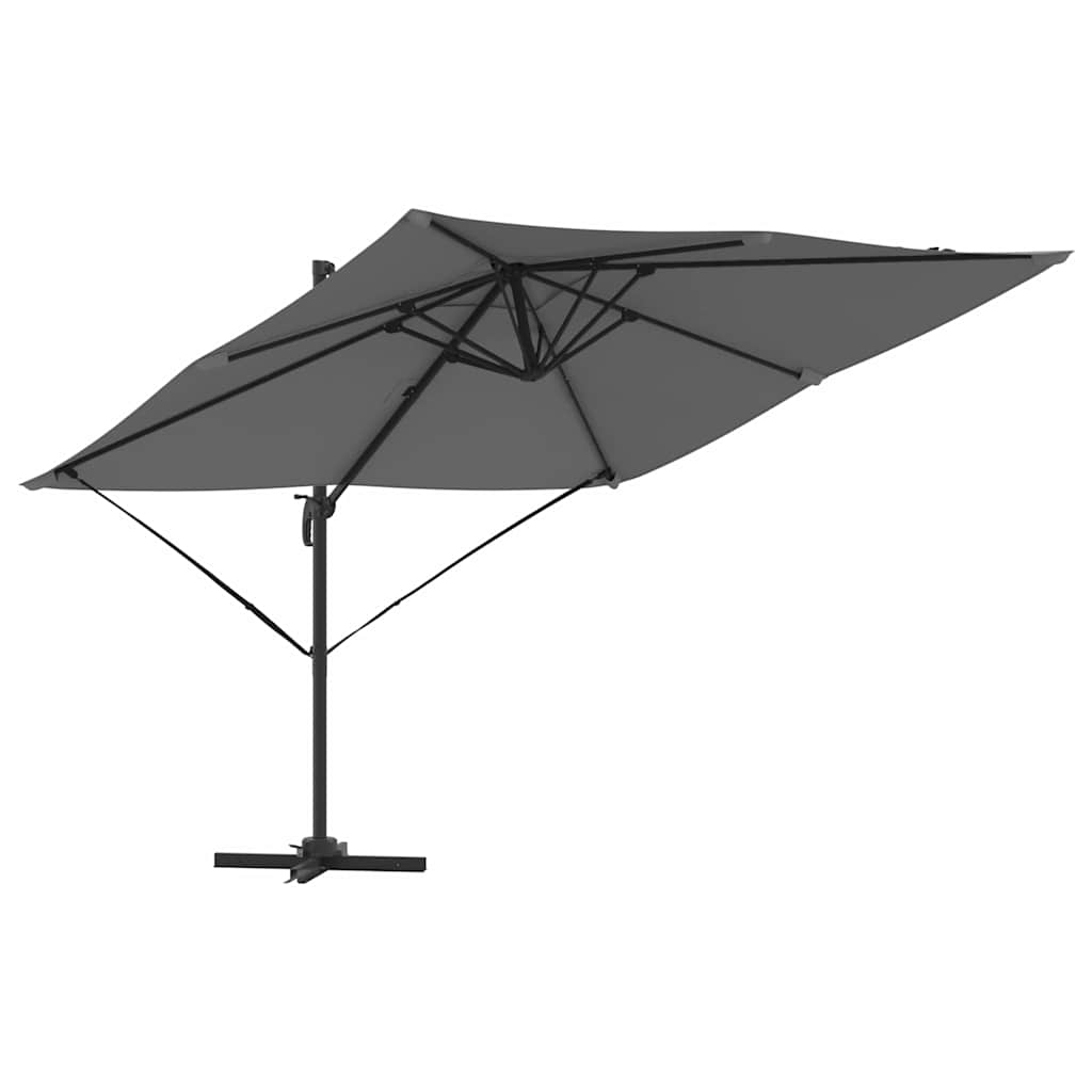 Cantilever Roma Parasol Antrasitt 286x285x265 cm i aluminium
