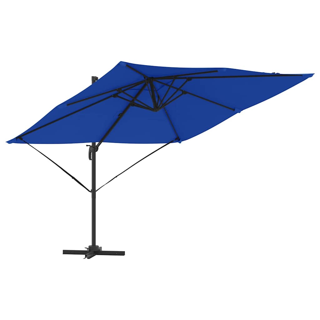 Cantilever Roma Parasoll Azure Blå 286x285x265 cm Aluminium