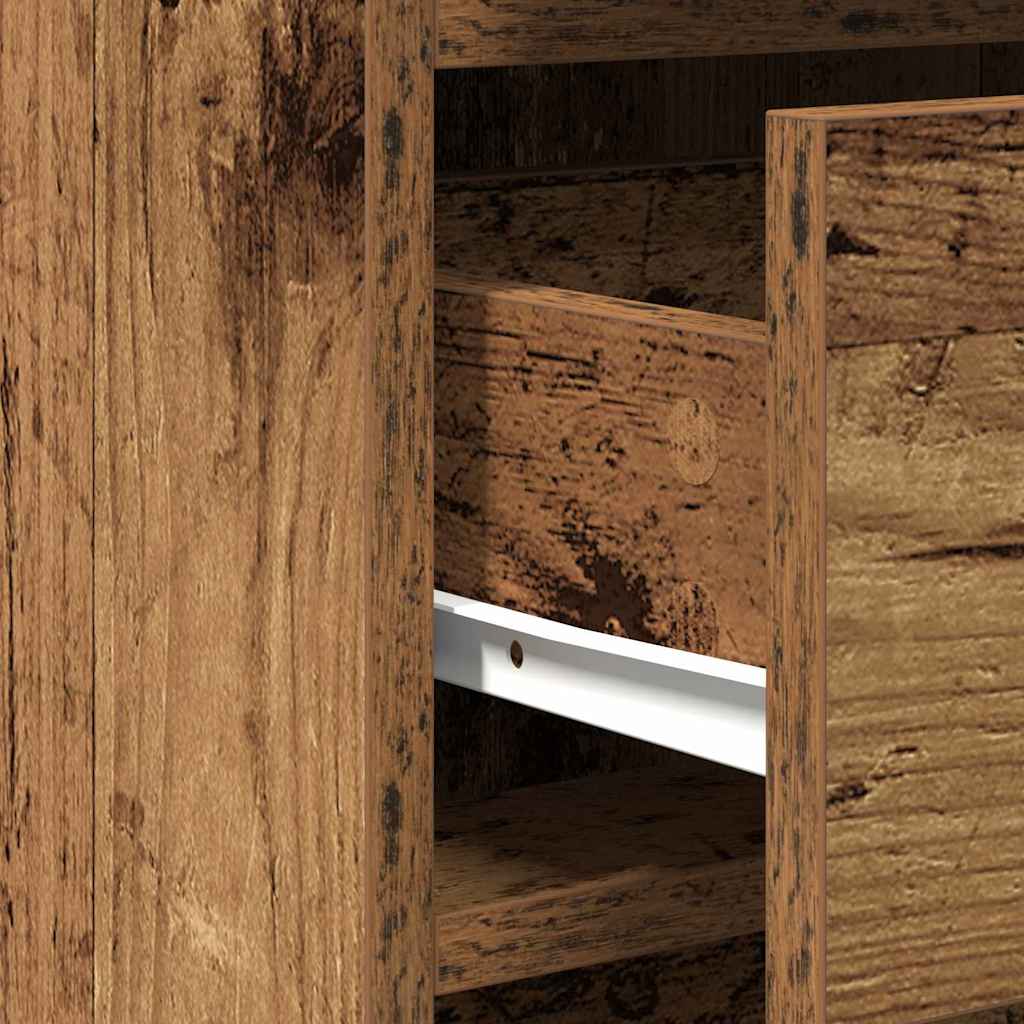 Sminkebord med skuff 2 pcs Brun 40 x 41 x 75 cm Konstruert tre