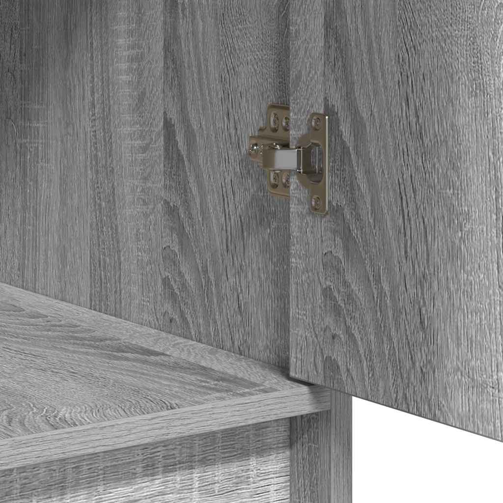 Sminkebord med skuff 3 pcs Grå 40 x 41 x 75 cm Konstruert tre