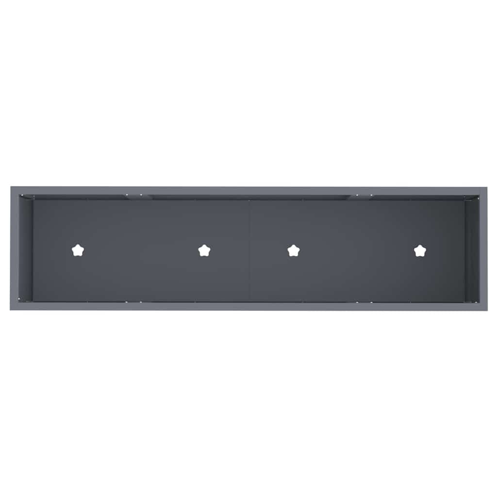 Hevet Hageplante Antrasitt 100 x 26 x 82 cm Stål